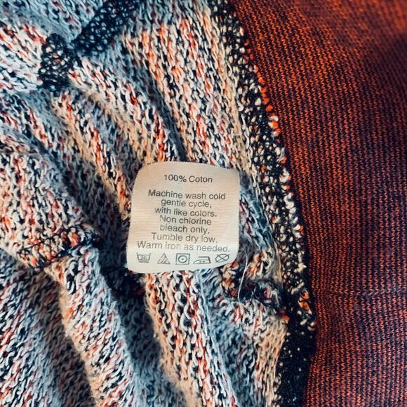 J. Crew Red/Blue striped Hoodie - S - Picture 4 of 9